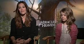 Jennifer Garner & Kylie Rogers talk about Miracles From Heaven (2016) Official Interview