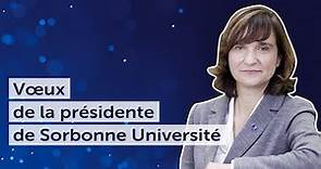 Vœux de Nathalie Drach-Temam, nouvelle présidente de Sorbonne Université