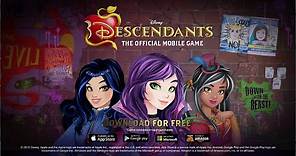 Descendants, The Official Mobile Game - The Isle of the Lost Trailer!