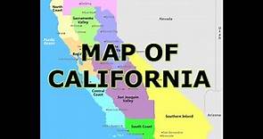 MAP OF CALIFORNIA !