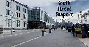 South Street Seaport I Pier 17 I NYC Winter 2023 Walking Tour