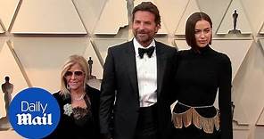 Bradley Cooper joined by mother and Irina Shayk at 2019 Oscars