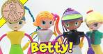 Betty Spaghetty McDonald's 2003 Retro Happy Meal Toy Set​​​ | Kids Meal Toys | LuckyPennyShop.com​​​
