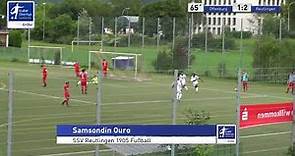 A-Junioren - 1:2 Samsondin Ouro - Offenburger FV vs SSV Reutlingen Fußball