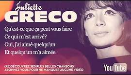Juliette Gréco - Je suis comme je suis - Paroles (Lyrics)