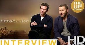 Joel Edgerton & Callum Turner interview on The Boys in the Boat