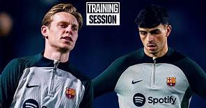 FRENKIE DE JONG BACK AT TRAINING | FC Barcelona training 🔵🔴