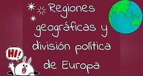 Regiones y División política de Europa