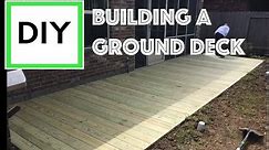 DIY for Beginners: How to build a ground level deck (with instructions and time lapse)