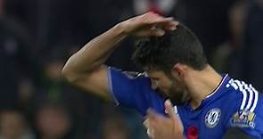 Four minutes of Diego Costa confronting the entire Premier League 😠