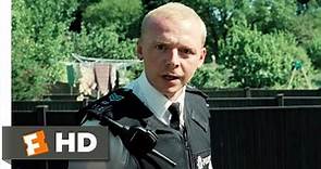 Hot Fuzz (2/10) Movie CLIP - Fence Jumping (2007) HD