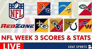 NFL Week 3 RedZone Live Streaming Scoreboard, Highlights, Scores, Stats, News & Analysis