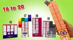 Let's Build Numberblocks 16 to 20 Building Blocks Set of 60 by CBeebies || Keith's Toy Box
