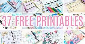 37 Free Printables! Summary of All Printables from PersonalizeMyPlanner | Happy Planner