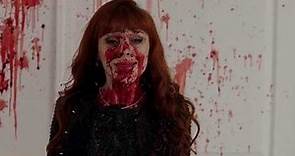 Supernatural 12x08 Rowena fights with her latest fiance and Crowley kills him.
