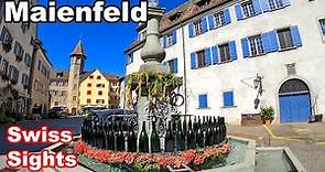 Maienfeld Switzerland 4K Video Heidiland