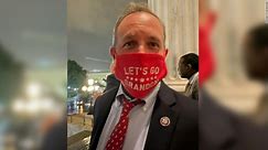 Congressman wears mask on House floor with not-so-secret message