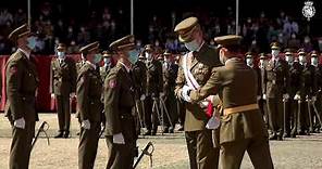 Su Majestad el Rey preside la entrega de Reales Despachos en la Academia General Militar
