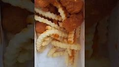 Arby's Hushpuppy Fish Stick and Boneless Buffalo Chicken Meal Review