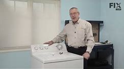 GE Dryer Repair – How to replace the Control Knob and Clip - White