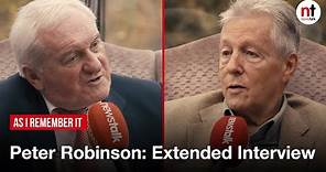 Peter Robinson: Extended Interview