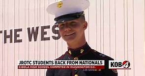 Cibola High School JROTC return to NM following national competition
