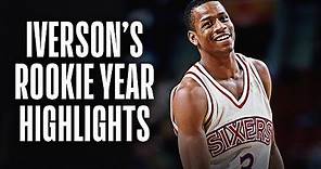 Allen Iverson Rookie Year Highlights | NBA Vault
