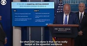 New CDC guidelines for employees
