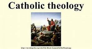 Catholic theology