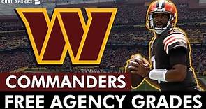Commanders News: NFL Free Agency Grades, Jacoby Brissett Signing | Washington Commanders Free Agency