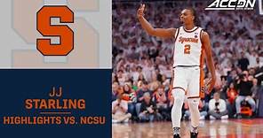 Syracuse's J.J. Starling Starts Hot & Leads The Orange To A Win
