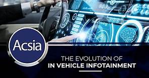 The Evolution of In Vehicle Infotainment