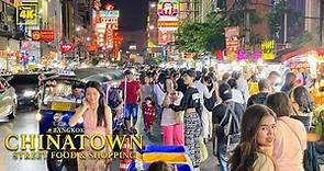 CHINATOWN (BANGKOK , Yaowarat ) / Enjoy! Street food & Shopping😀