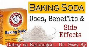 Baking Soda: Uses, Benefits & Side Effects - Dr. Gary Sy