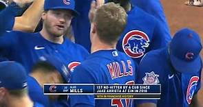 Alec Mills Finishes No-Hitter in Milwaukee