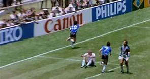 El gol de Maradona a los ingleses 1986- HD 1080p Remasterizado