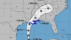 Tropical storm warning issued for northern Gulf Coast