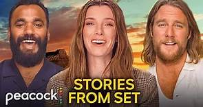 Mrs. Davis | Set Diaries with Betty Gilpin, Jake McDorman, and Andy McQueen
