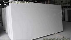 Most Popular Polieshed Pure White Quartz for Wholesale Kitchen Countertops Options