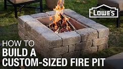 How To Build a Custom-Sized Fire Pit