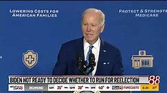 Biden not ready to decide whether to run for reelection