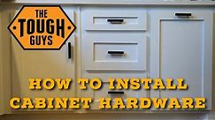 How To Install Cabinet Hardware
