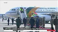 BRICS Summit | Brazil president H.E Mr Luiz Inácio Lula da Silva arrives in SA