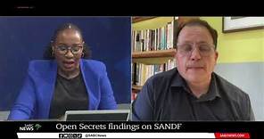 Open Secrets findings on SANDF | Hennie Van Vuuren Founding Director of Open Secrets
