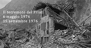 Terremoto del Friuli 6 maggio 1976 - 15 settembre 1976 - filmato storico