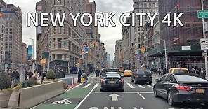 Driving Downtown - New York City 4K - USA