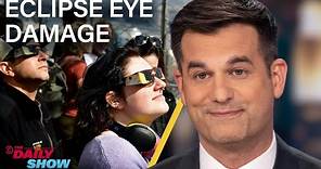 Solar Eclipse Eye Pain Reports Surge & Biden Unveils Student Debt Relief Plan | The Daily Show