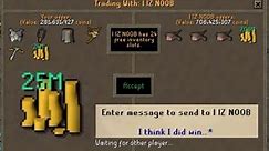 I took this SCAMMER for 25M! OSRS