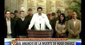 Visión 7: El anuncio de la muerte de Hugo Chávez