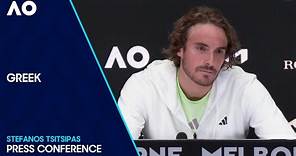 Stefanos Tsitsipas Press Conference sta Ellinika| Australian Open 2024 Third Round